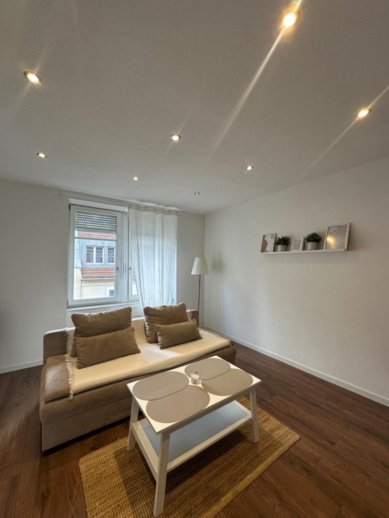 # Le 3 # Joli Appartement T3 Mulhouse Centre, Neuf, Calme Et Tout Equipe Eksteriør billede