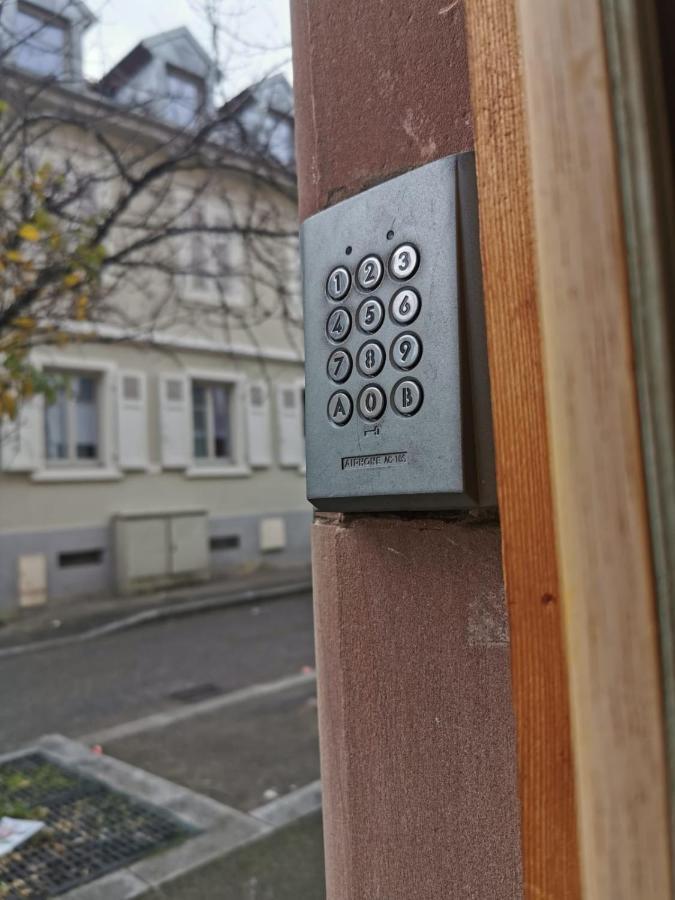 # Le 3 # Joli Appartement T3 Mulhouse Centre, Neuf, Calme Et Tout Equipe Eksteriør billede